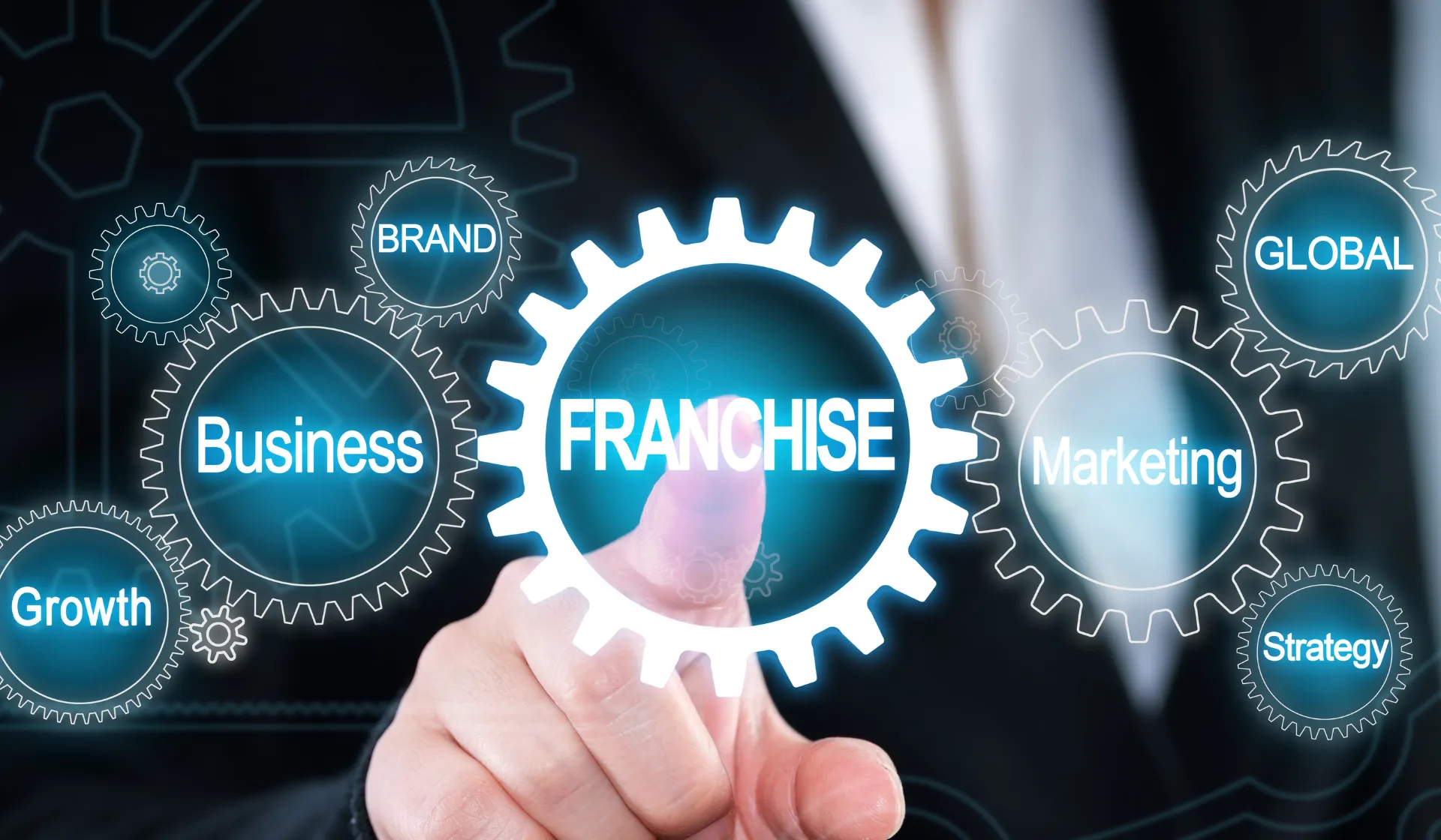 Franchise owner reviewing location-specific lead generation performance metrics